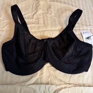 Chantelle C Magnifique Minimizer Bra Women 36H Black Seamless Underwire 8910-011